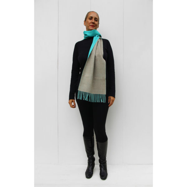 Double Face Scarf Baby alpaca Peru