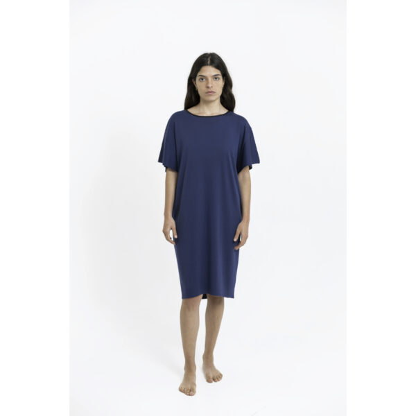 short sleeve dress organic cotton pima sustainable fashion