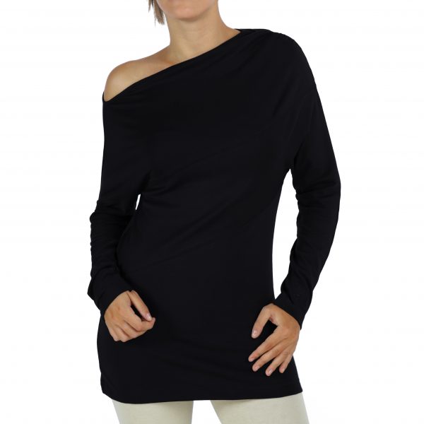 asymmetrical top organic pima cotton